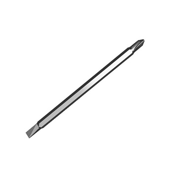 Двухсторонняя отвертка Home Series Black Deli HT1055 SL5+PH1, длина жала 100мм, эксклюзивный дизайн,